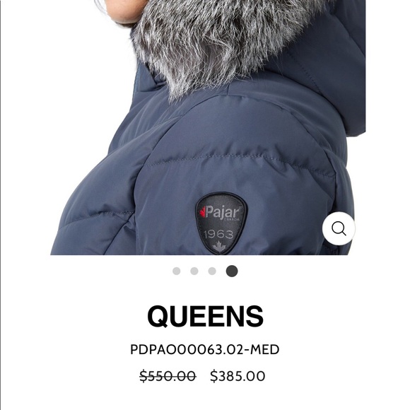 NEW Pajar Canada QUEENS Down Insulated Jacket Coat Navy Blue - XS - Picture 15 of 16